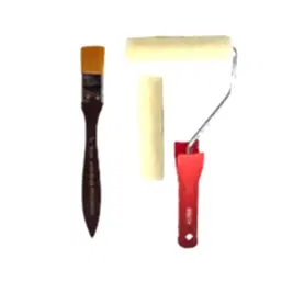 10 CM KADİFE RULO (MOHER) FIRÇA + 350-1 İPEK FIRÇA SETİ