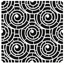 Home Decor (Duvar) Stencıl 45*45 cm HD-172