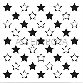 Home Decor (Duvar) Stencıl 45*45 cm HD-163