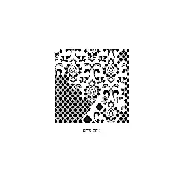 GRUNGE STENCIL 45*45 CM GCS 001