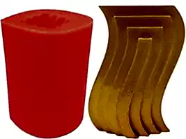 S Model Silikon Mum Kalıbı M-43