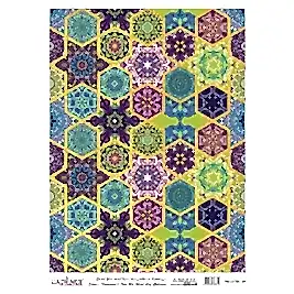 DESENLİ ALTIN VARAK PİRİNÇ DEKOPAJ 30*42 CM MODEL 024