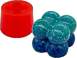 Küçük Bubble Silikon Mum Kalıbı M-66