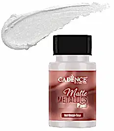 CADENCE MAT METALİK BOYA 50ML İNCİ -MMB01