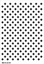Modern Etnik Stencil MECS-A4-05 (25x36)