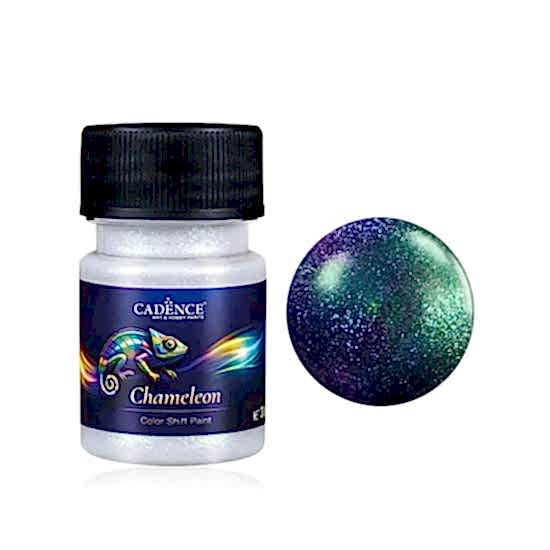 CHM02 Chameleon Renk Değiştiren Metalik Boya 30ML (Mor-Mavi-Yeşil)